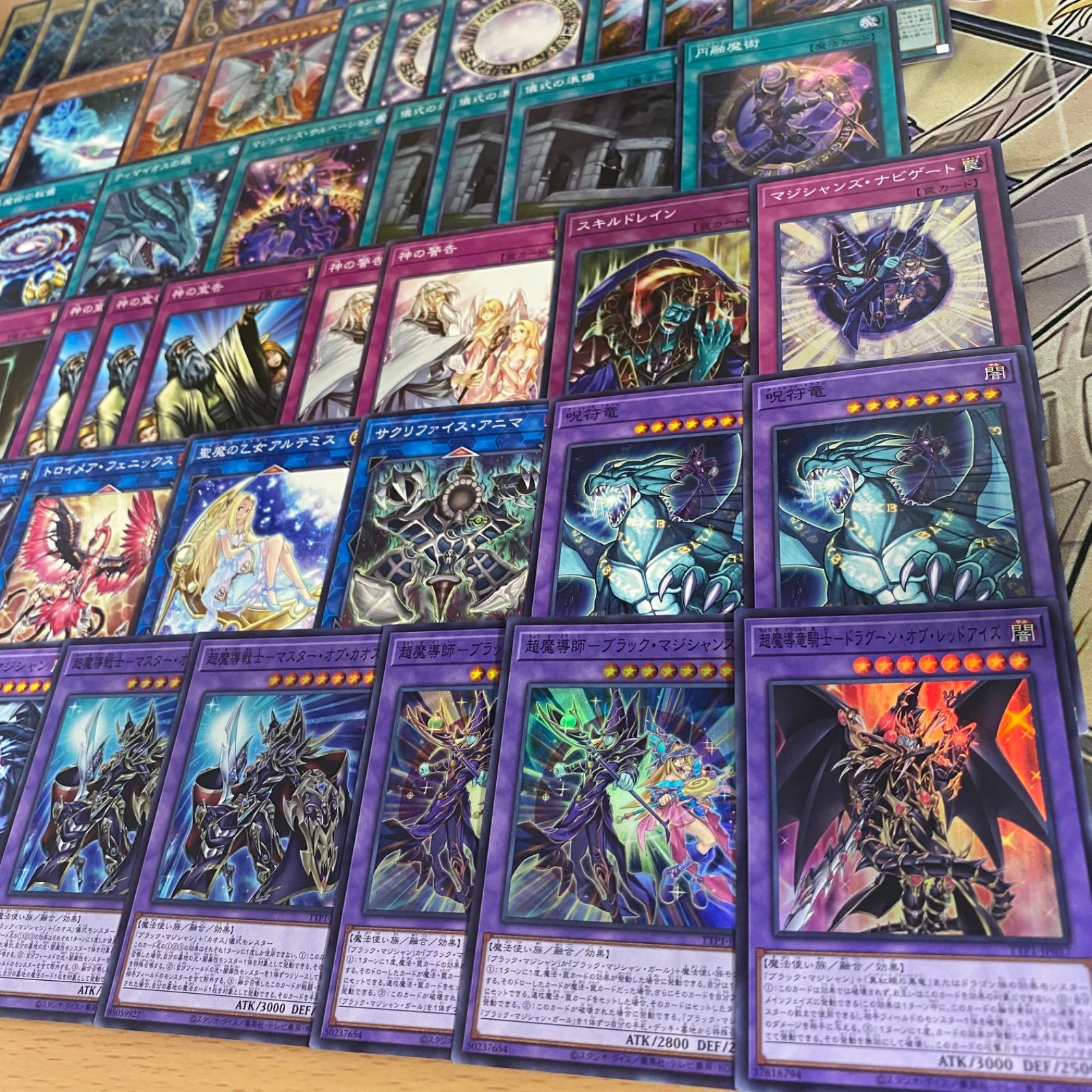 遊戯王　ブラックマジシャン　デッキ　スリーブ付き　アンヘル　バロネス　永遠の魂 遊戯王 ブラックマジシャン デッキ スリーブ付き アンヘル