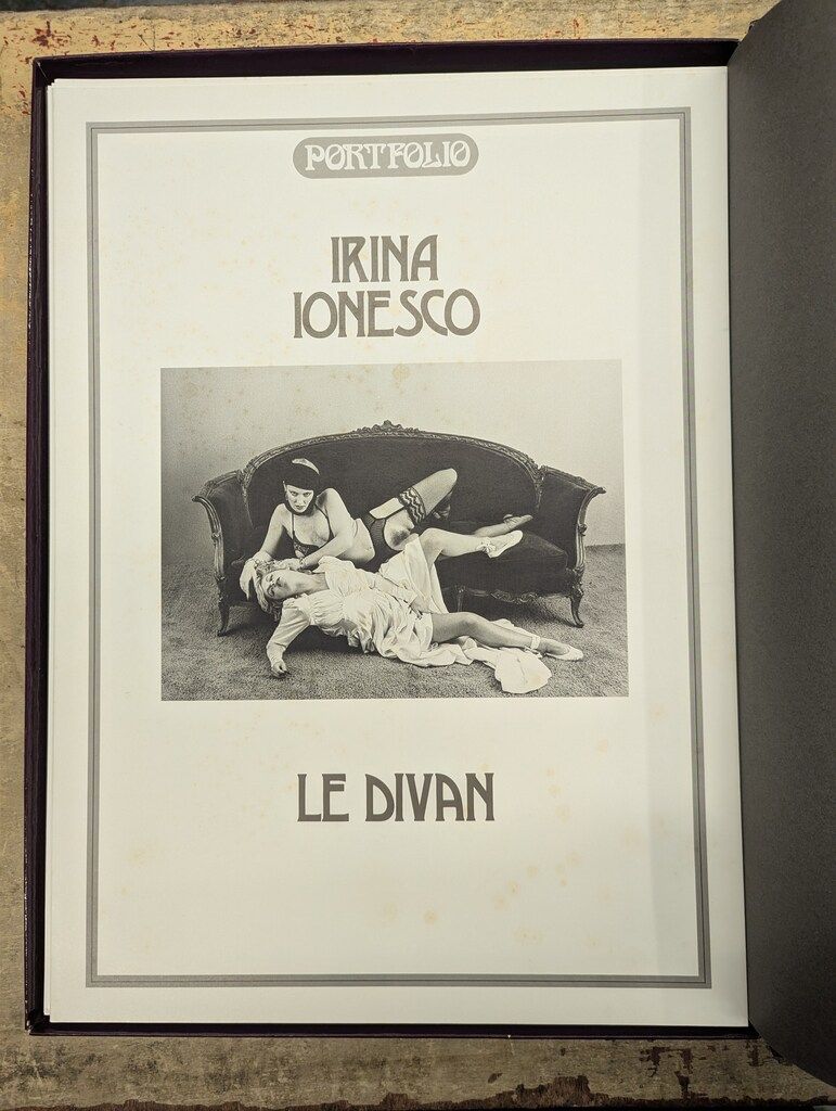 【Irina Ionesco：Le Divan. - portfolio-.】 格安，SALE Irina Ionesco PORTFOLIO IRINA IONESCO : LE DIVAN