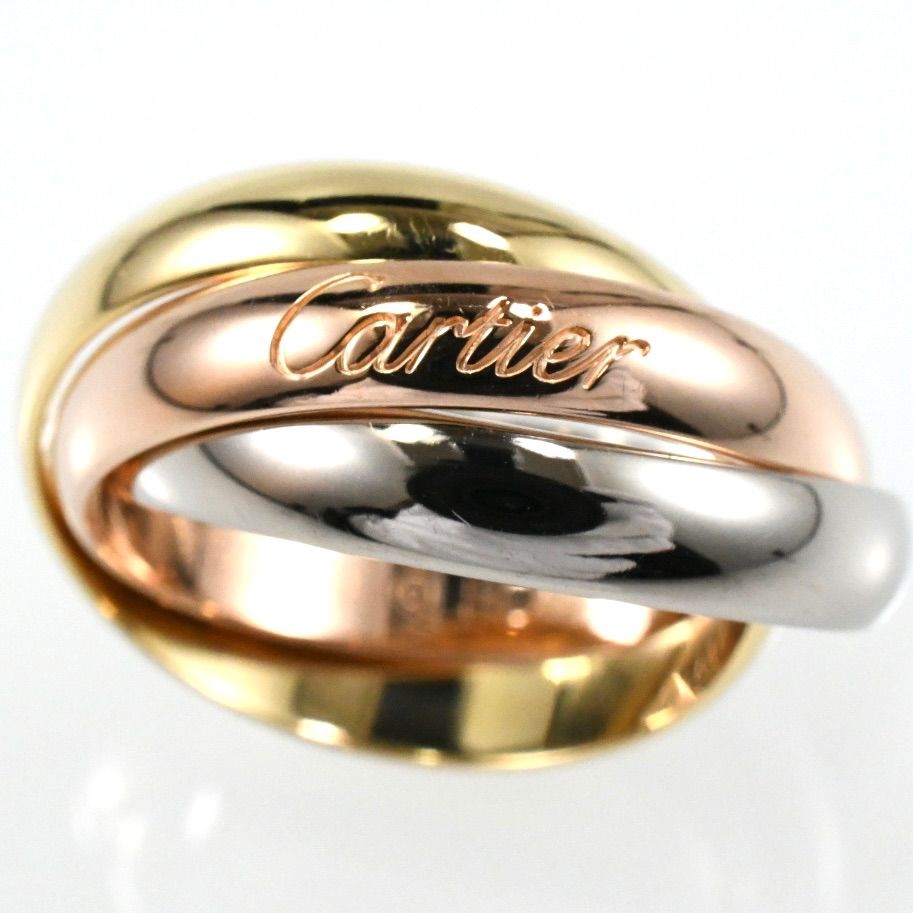 カルティエ トリニティリング スリーカラー 3連リング SIZE:49 指輪