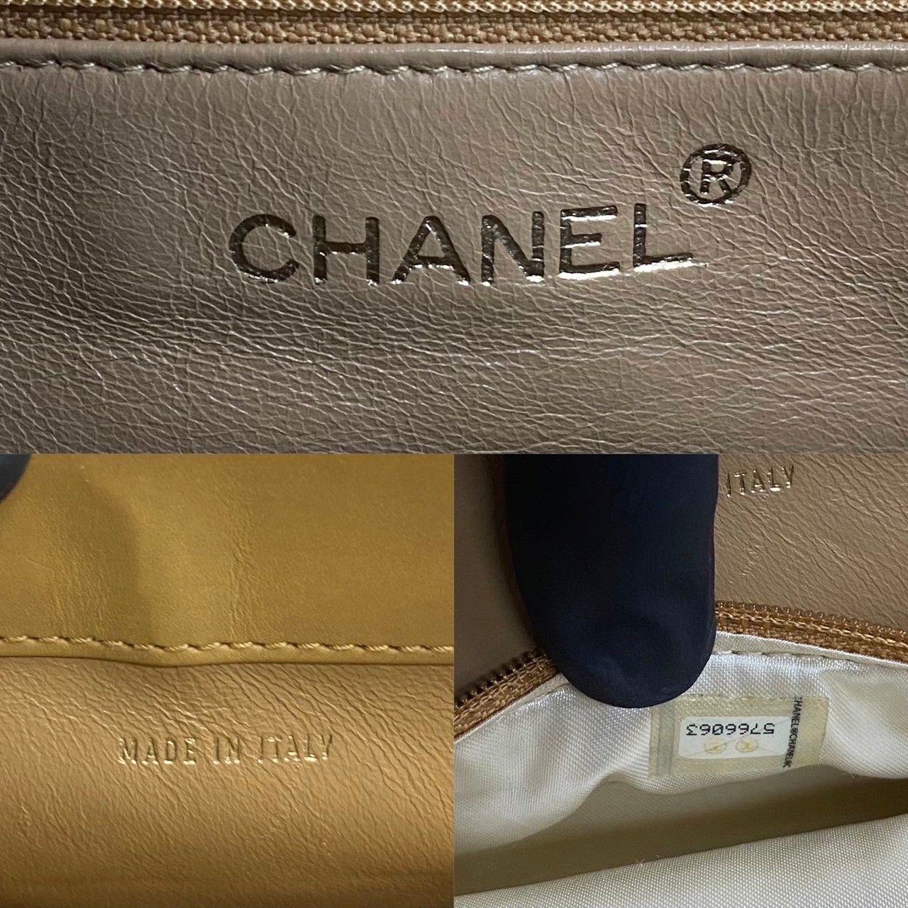 【美品】シールあり　シャネル　マトラッセ　トートバッグ ラムスキン　チェーン 極美品 シール有 5番台 CHANEL シャネル ターンロック マトラッセ