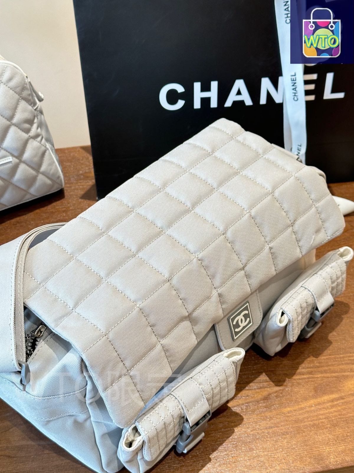 今日特価】Chanel Vintage Gym Bag シャネル ヴィンテージ ジム