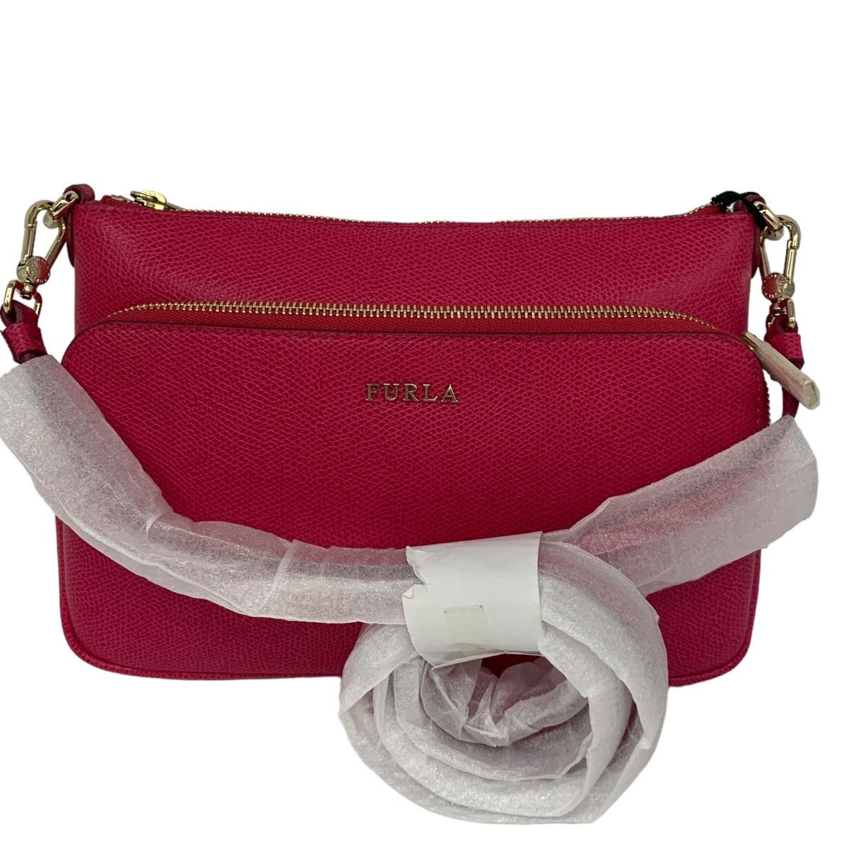 FURLA ピンク ショルダーバッグ 保存袋付き