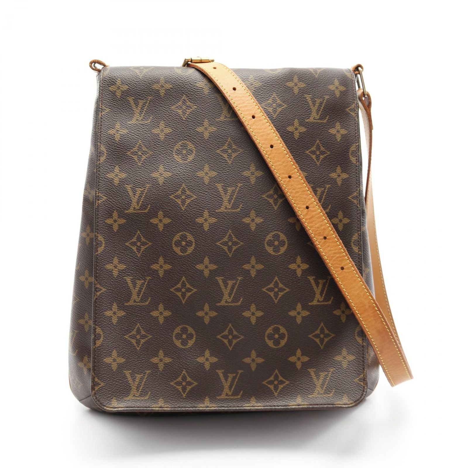 ルイ ヴィトン LOUIS VUITTON ショルダーバッグ ミュゼット モノグラム M51256 PVCコーティングキャンバス レザー ミュゼット レディース Used C