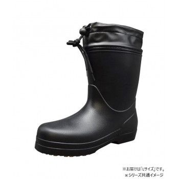 福山ゴム工業 長靴 カルサーワン M-7 L ブラック AA99100