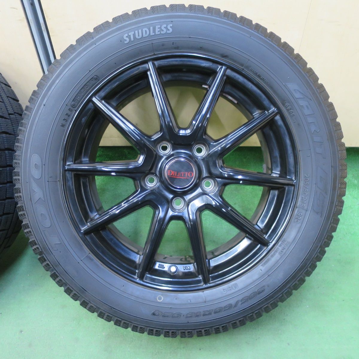 トヨタ純正ノア90系 ホイール ブリヂストンエコピア4本セット 送料込み BRIDGESTONE 90系 ノア ヴォクシー 純正 4本セット 夏タイヤ