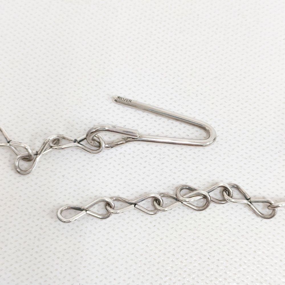 ブルーナボイン　ハンドツイストチェーンネックレス　シルバー BRU NA BOINNE] Hand-Twisted Chain Necklace ブルーナボイン