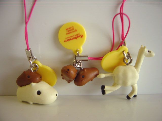 カピバラさん フィギュアストラップ 7個セット ♯Idm25EZ カピバラさん The 7th Anniversary ストラップ 7種