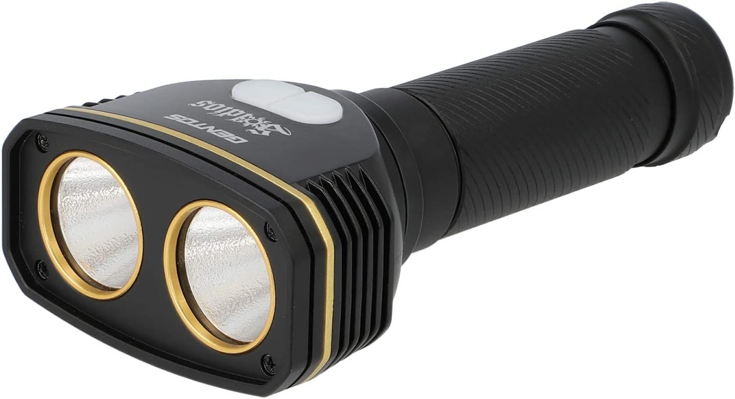 GENTOS(ジェントス) LED 懐中電灯 充電式 明るさ1100ルーメン 実用点灯1.5-24時間 1m防水 専用充電池または単2形電池 - 5