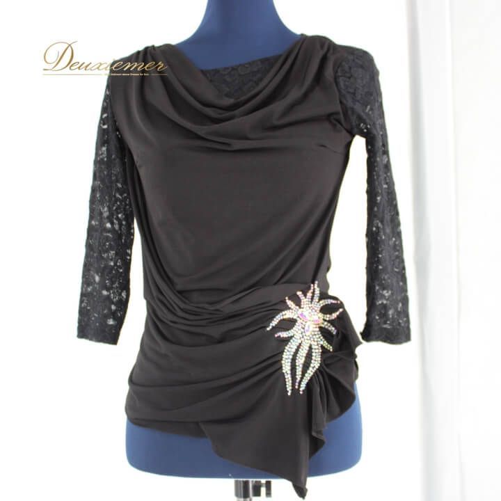 社交ダンス 衣装 スタンダード トップス パーティー レッスン