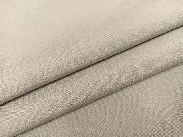 平和屋着物○上質な紬 色無地 利休白茶色 正絹 逸品 AABB8172ph 利休 (