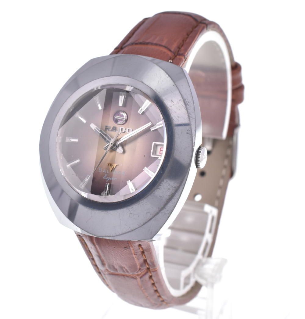 【RADO】稼働品　自動巻き　メンズ　バルボア ラドー RADO バルボアV SS/レザー 自動巻き メンズ O#124393