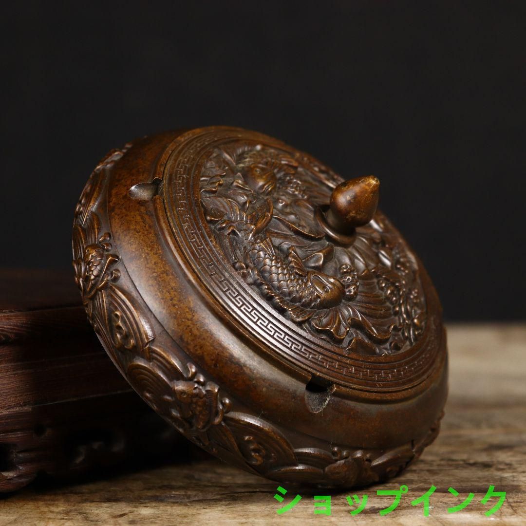 灰皿 リビング 茶室 茶台 香炉 置物 銅器 銅製品 灰皿 リビング 茶室 茶台 香炉 置物 銅器 銅製品 - メルカリ