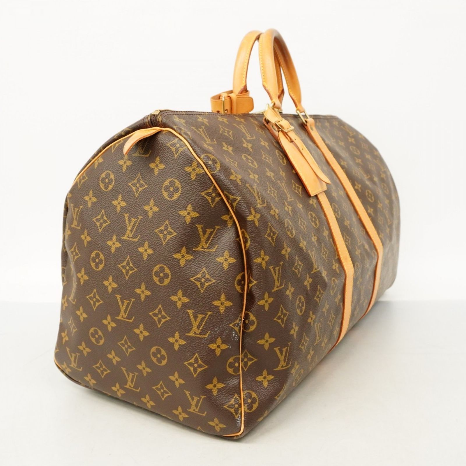 ルイ ヴィトン Louis Vuitton ルイ ヴィトン ボストンバッグ モノグラム キーポル55 M41424 ブラウンメンズ レディース P1505572