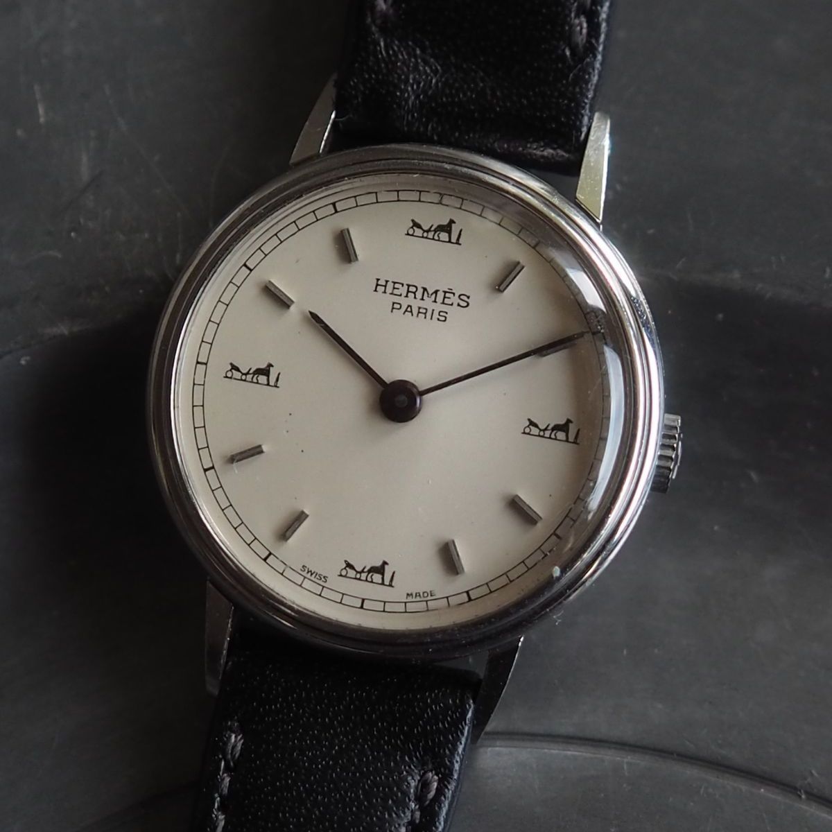 HERMÈS Vintage Hand-Wound Watch エルメス ヴィンテージ 手巻き ウォッチ