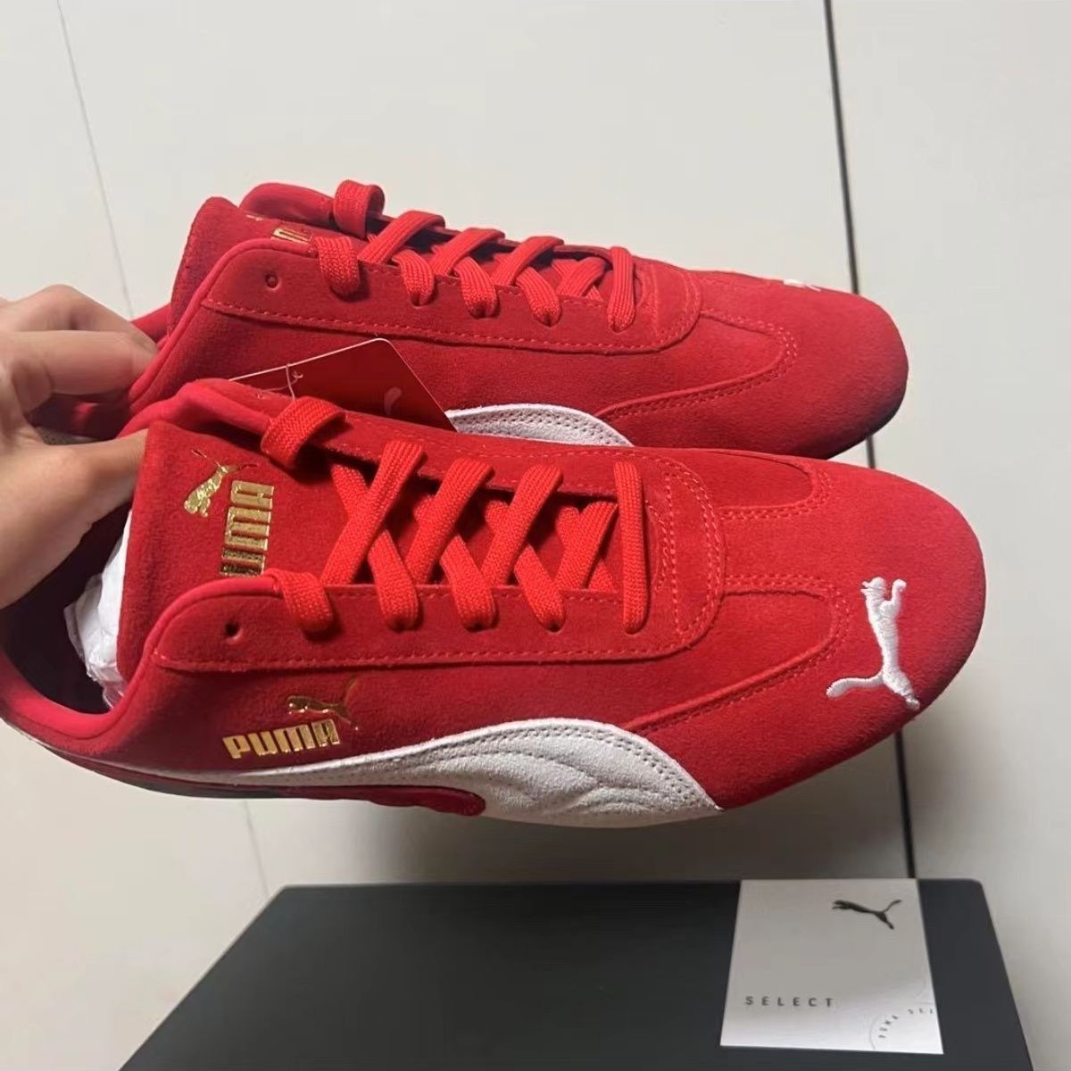 PUMA SPEEDCAT OG RED プーマ スピードキャット スニーカー ( ?398846-02 )