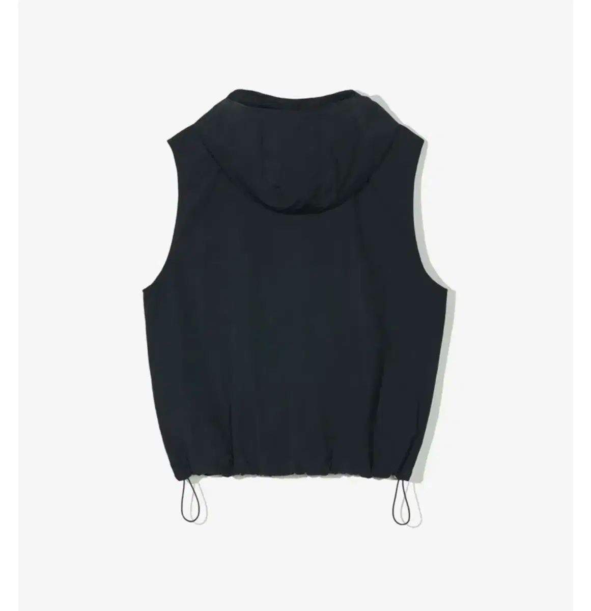 PARTIMENTO パルティメント ウィンド 繊維 フード ベスト ダーク ネイビー