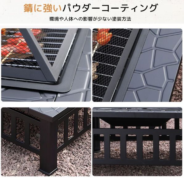 キャンプ場 キャンプストーブ