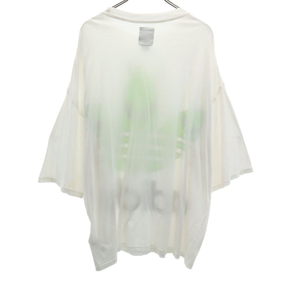 adidas X Jeremy Scott ジェレミー・スコット Tシャツ ロゴ 半袖 adidas アディダス ジェレミースコット Tシャツ M - メルカリ