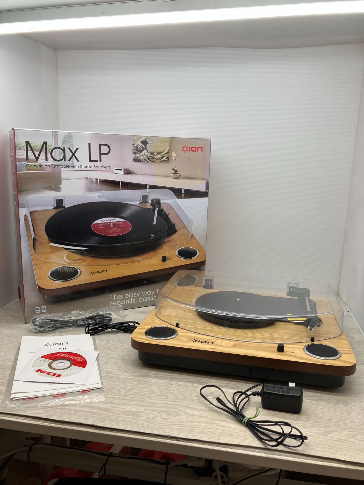 ION Audio レコードプレーヤー 木目調 C9-74 T