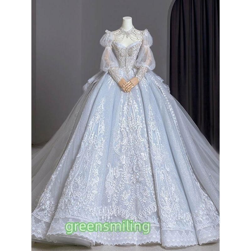 ウエディングドレス ワンピース 花嫁 大人 大きいサイズ 小さいサイズ キラキラ 結婚式 二次会 披露宴 ロング レディース イブニングドレスWP 104 MAAHADDERANG_COM