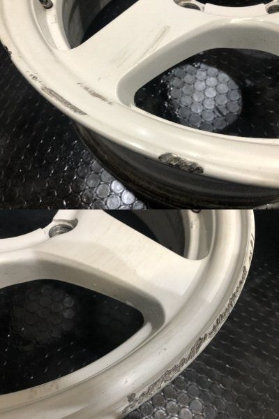 MANARAY マナレイ 社外ホイール 16インチ 4本 5.5J5H139.7+22 ホワイト