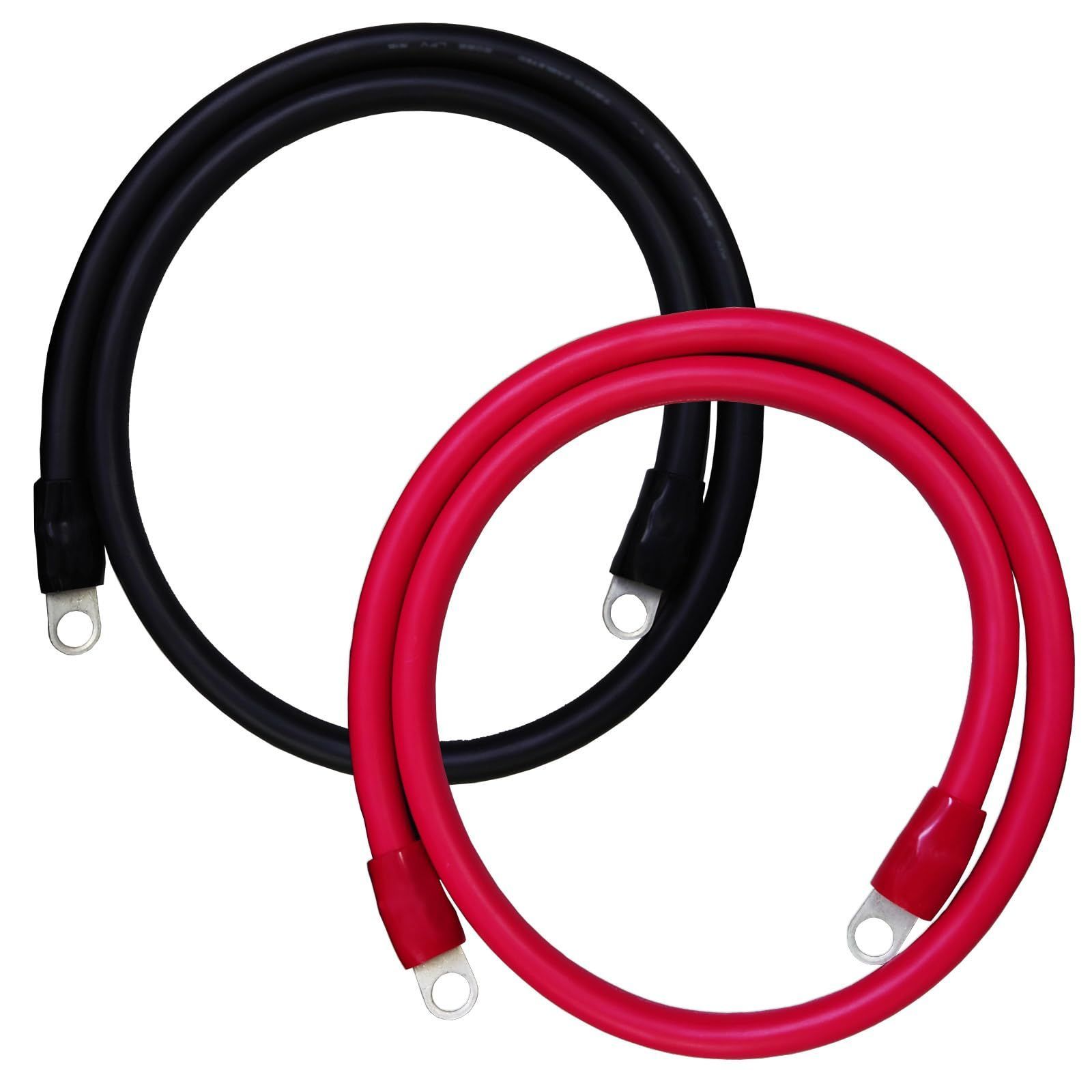 数量 1m ケーブル 38SQ バッテリー インバーター 機器 接続 ニチフ 丸形圧着端子 10mm R38-10s 製造 バッテリーケーブル KIV メーカー製 電気機器用ビニル絶縁電線 KIV線ケーブル 赤 黒 セット ミンコタ接続 100cm