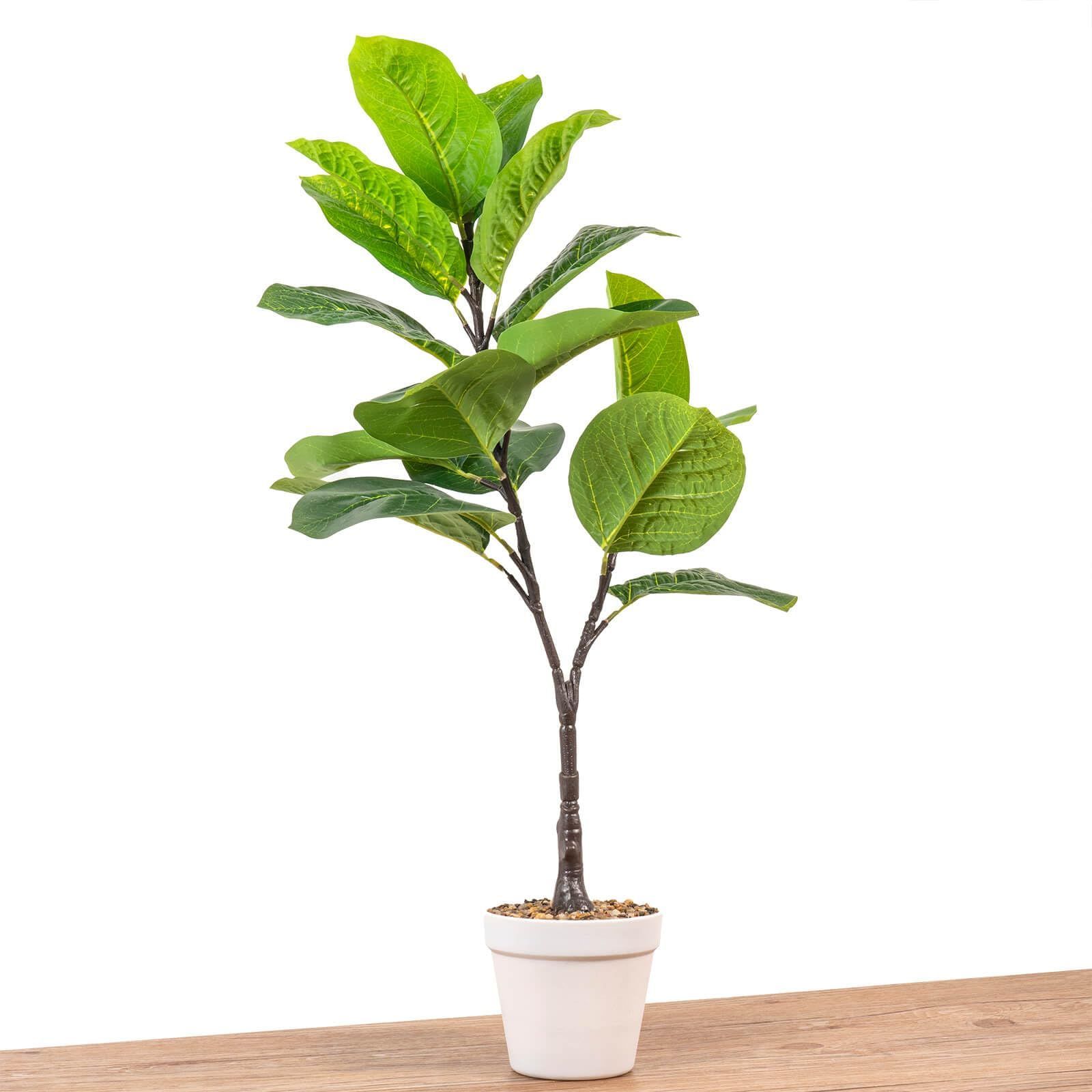 【特価セール】光触媒 ウンベラータ リーン 高さ70cm×幅30cm×奥行40cm フェイクグ 造花 観葉植物 インテリアグリーン WillingYou 緑
