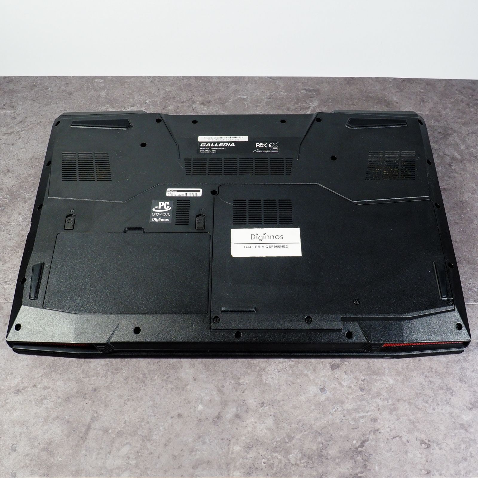 GALLERIA QSF960HE2 ゲーミングノート 16GB/SSD+HDD - メルカリ