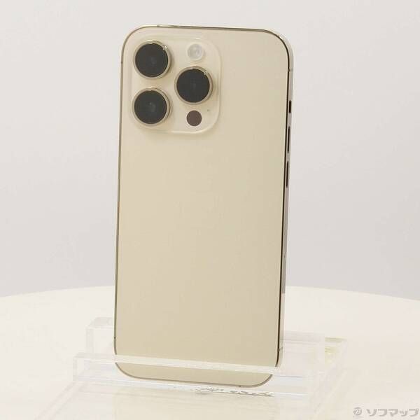中古品〕 iPhone14 Pro 128GB ゴールド MQ073J／A SIMフリー