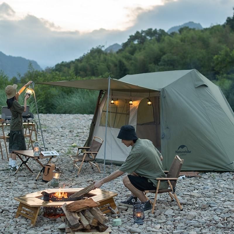 NatureHike】NH21ZP009 テント ファミリーテント 3〜4人 テント泊 キャンプ 車中泊 アウトドア 山岳 ツーリング 災害 防災