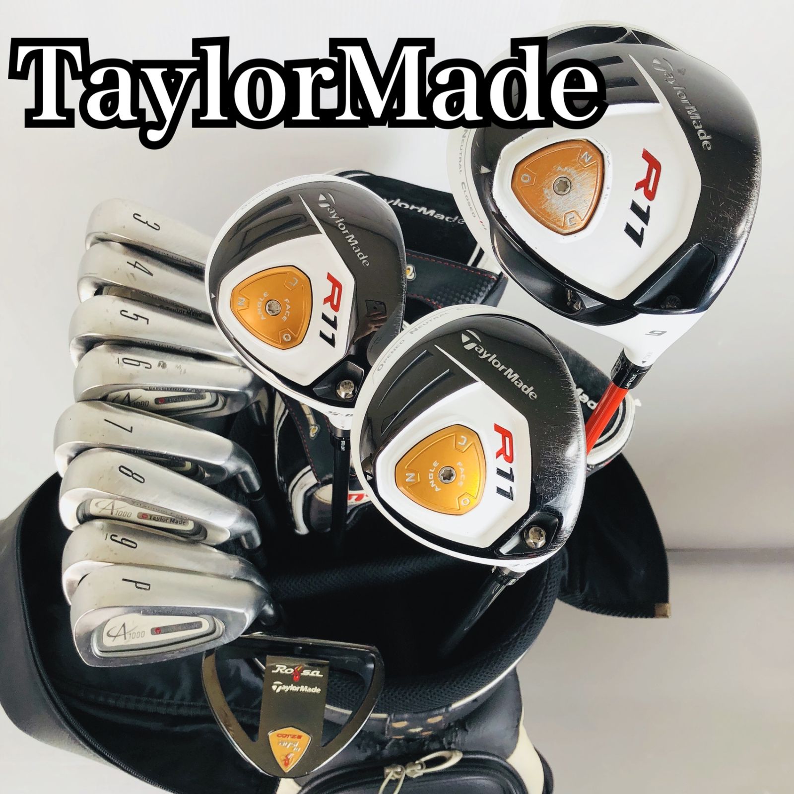 TaylorMade テーラーメイド メンズ ゴルフ クラブ セット 初心者