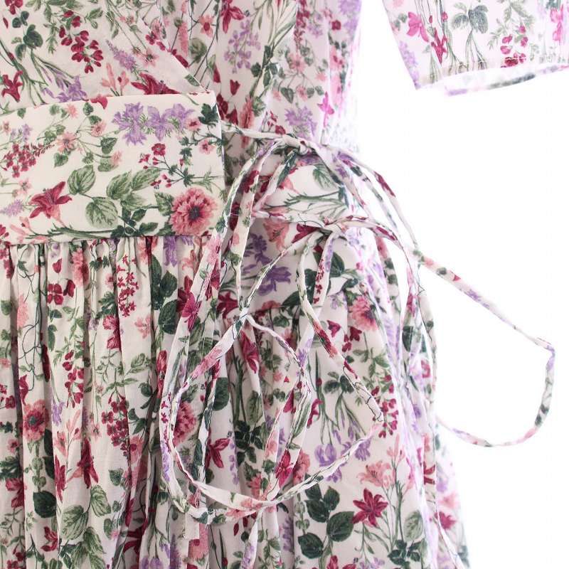SEVEN TEN by MIHO KAWAHITO フラワーシフォンチュニック セブンテンバイミホカワヒト SEVEN TEN by MIHO KAWAHITO