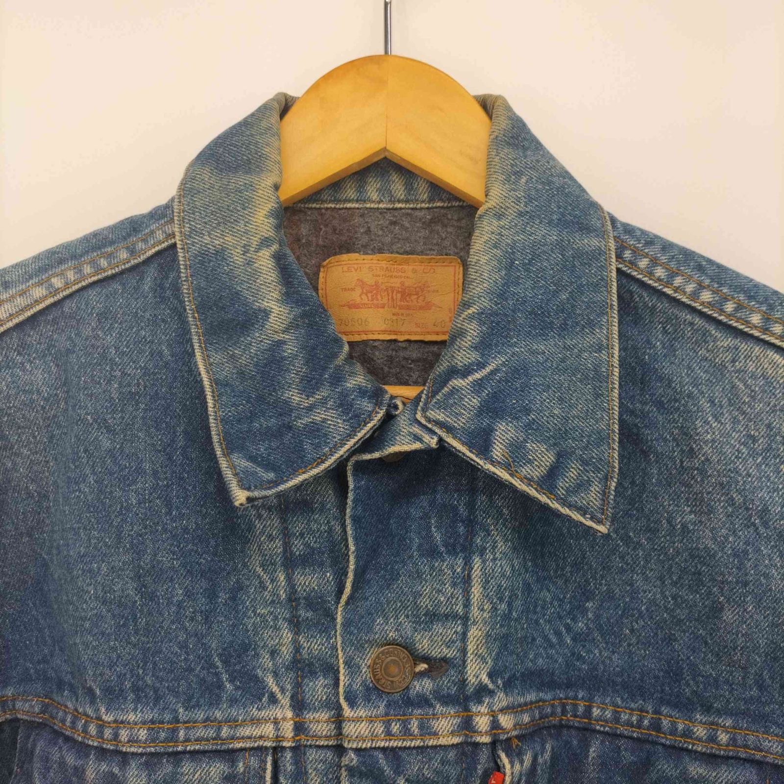 40 メンズファッション Levis(リーバイス) 80~90s USA製 ボタン裏刻印