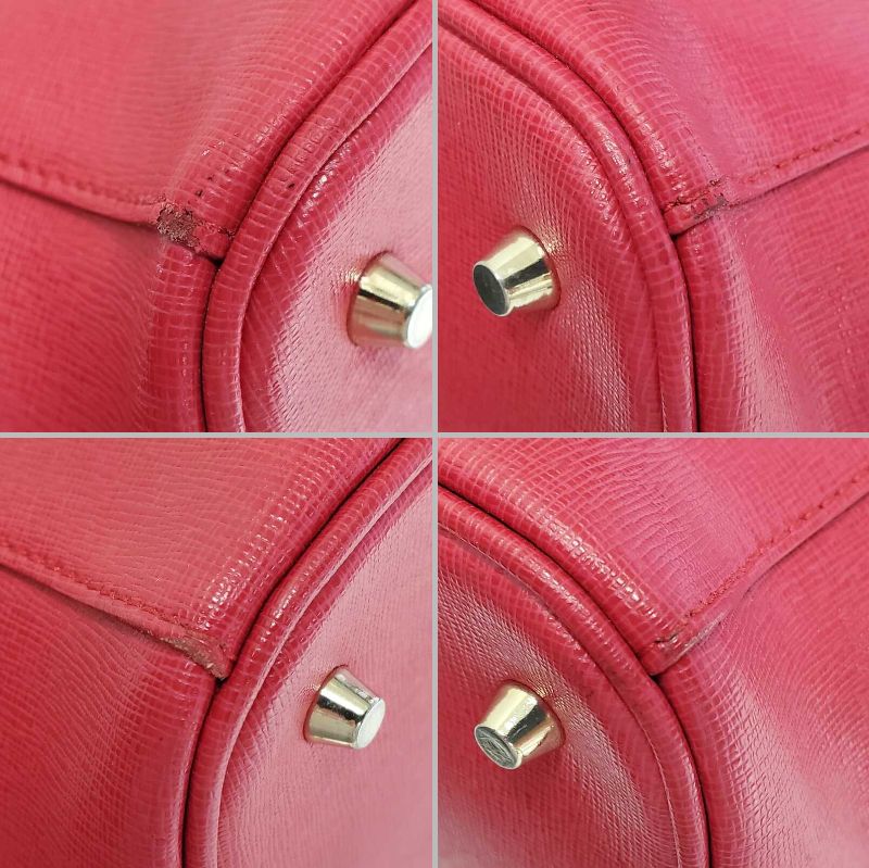 FURLA(フルラ)：トートバッグ チェリーピンク レッド ショルダー 本革 FURLA フルラ FULRA ショルダーバッグ （チェリーレッド