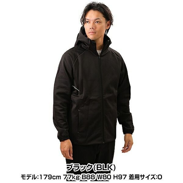 新品未使用】種類5:ブラック(BLK)/XA 野球 フリース パーカー 
