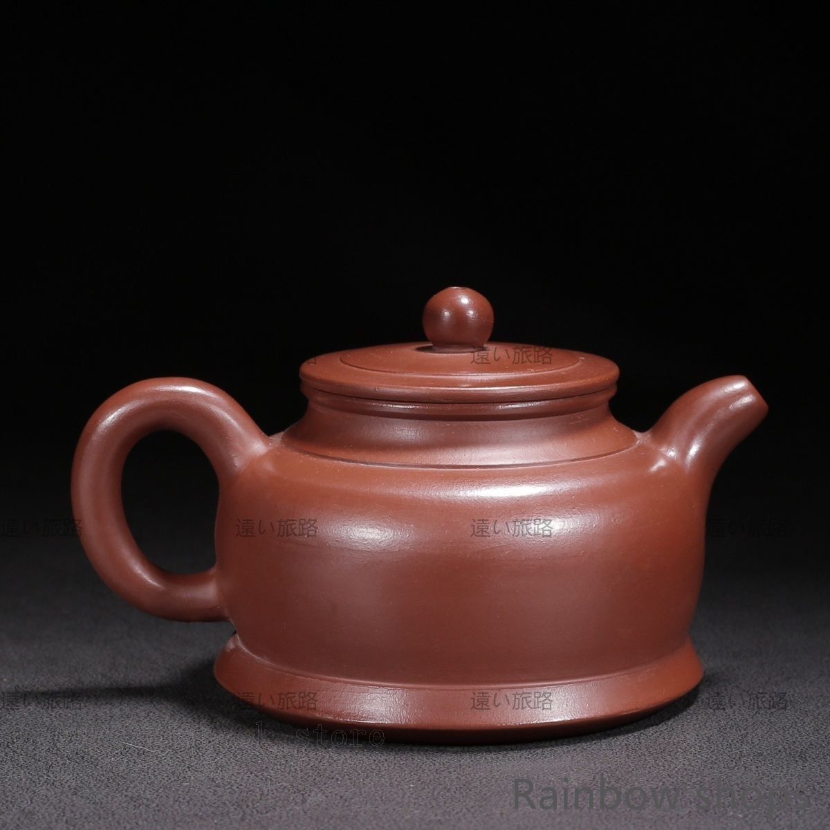 新品未使用】中国古美術 紫砂壺 金鐘 周桂珍作陶紋 紫砂壺 紫泥