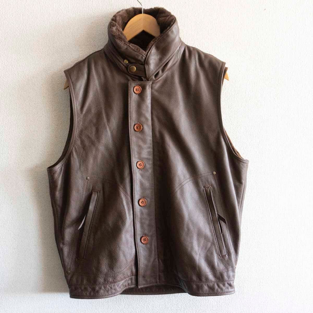 KADOYA レザー ベスト 3L ブラック セール 発送は8月12日以降