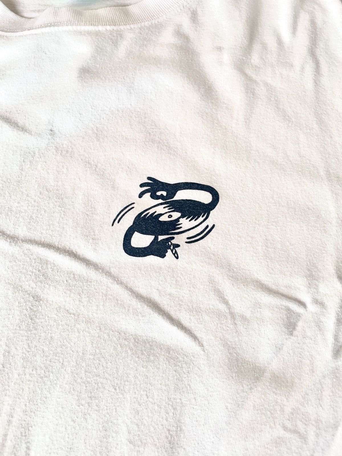 COCOLO BLAND RECORD SHOP VINYL BITCH Tシャツ カットソー ホワイト