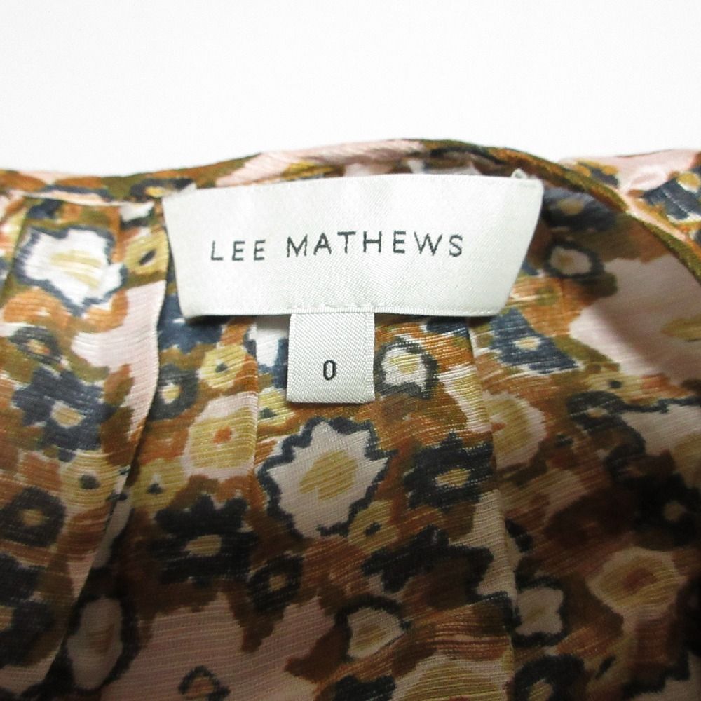 LEE MATHEWS リーマシュー リネンシルク フラワープリント キャミ  