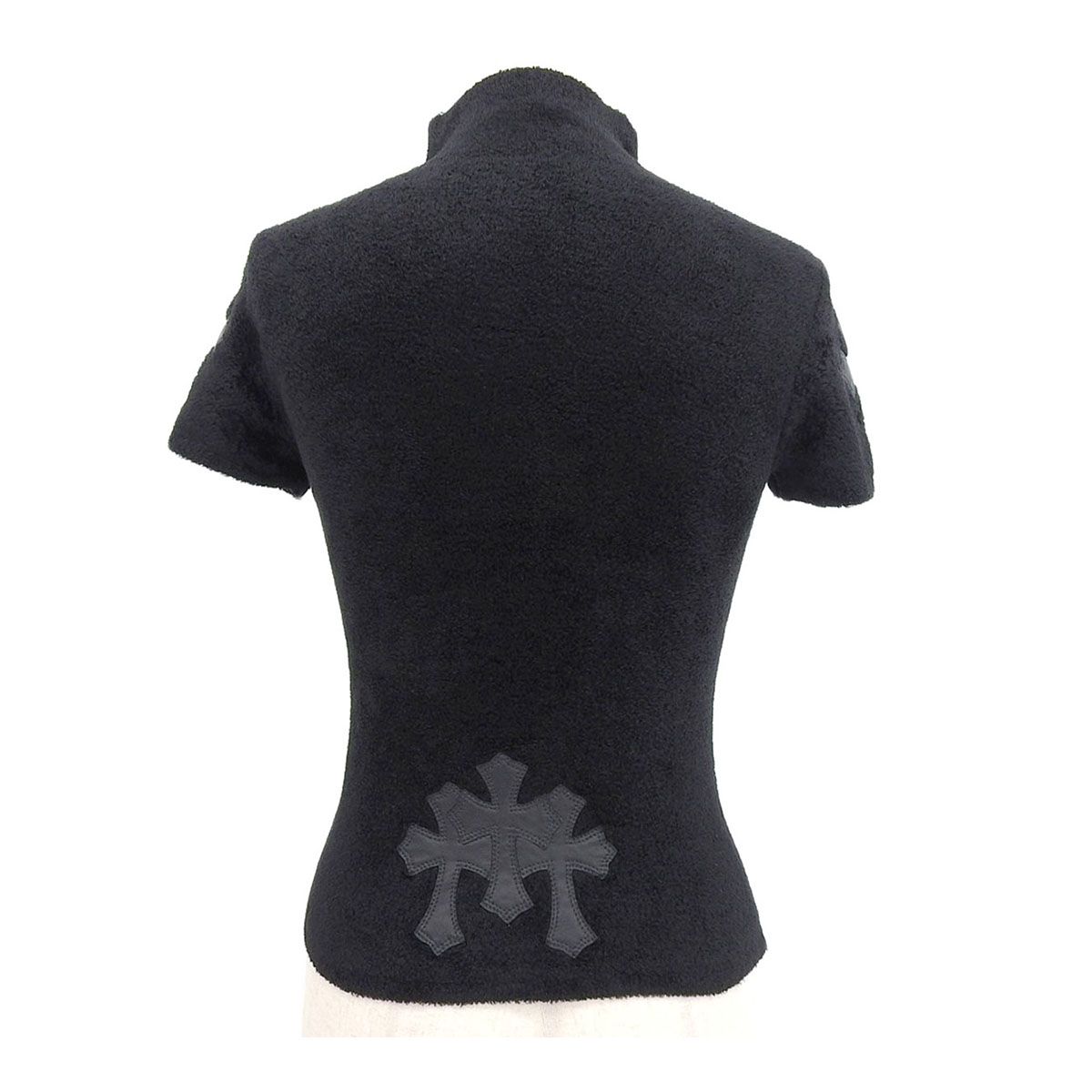 Chrome Hearts - クロムハーツ クロスパッチ ハイネック プルオーバー レディース ブラック CHROME HEARTS 【中古】 【アパレル・小物】 クロムハーツ クロスパッチ ハイネック プルオーバー レディース