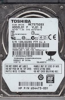 送料無料，人気 【中古】「非常に良い」Toshiba MK7575GSX [並行輸入品] 内蔵型ハードディスクドライブ