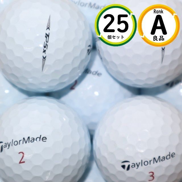 Aランク 25個 TP5X テーラーメイド 良品 ホワイト  TAYLORMADE ロストボール ゴルフボール 送料無料 Aランク 25個 TP5X テーラーメイド 良品 ホワイト TAYLORMADE