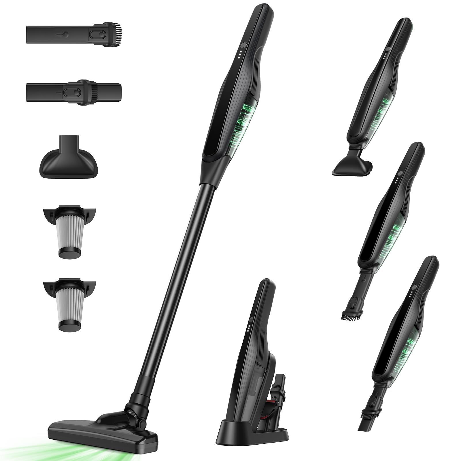 WE factory 18V充電式掃除機 集塵機 HC001、フィルター1個追加 WE