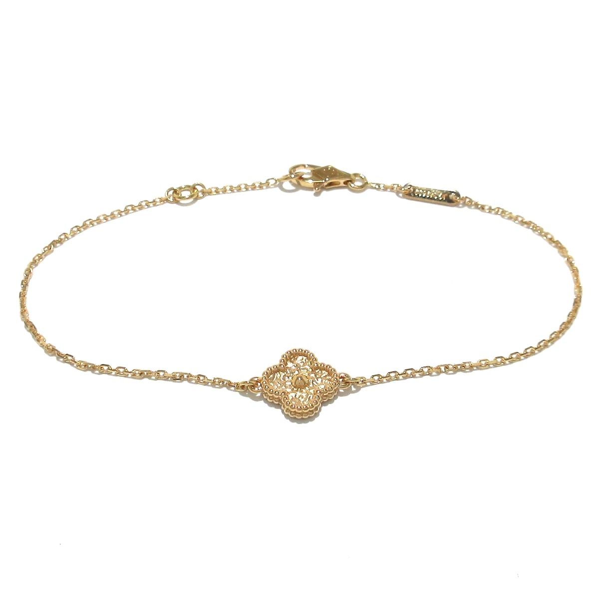 VanCleef - Arpels ヴァンクリーフ-アーペル ブレスレット スウィートアルハンブラ VCARO8DC00 K18PG