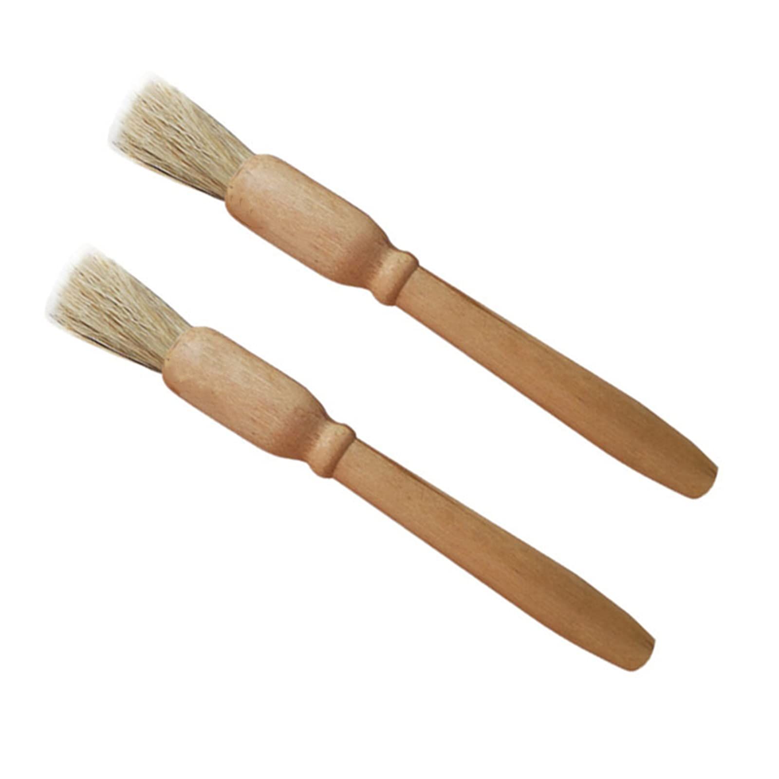 数量 YFFSFDCコーヒーミル お手入れ ブラシ クリーニングブラシ コーヒーグラインダー ハケ 掃除道具 清掃やすい便利 木製ハンドル２本入り