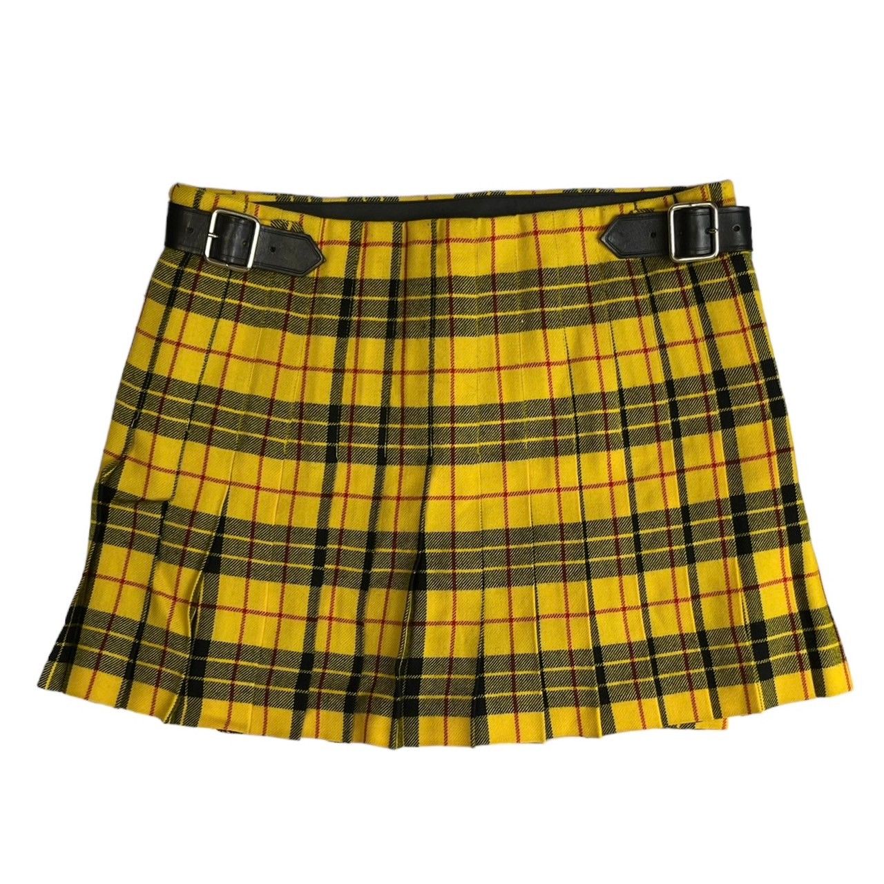 コムデギャルソン 2000AW スタッズラップスカートプリーツスカート