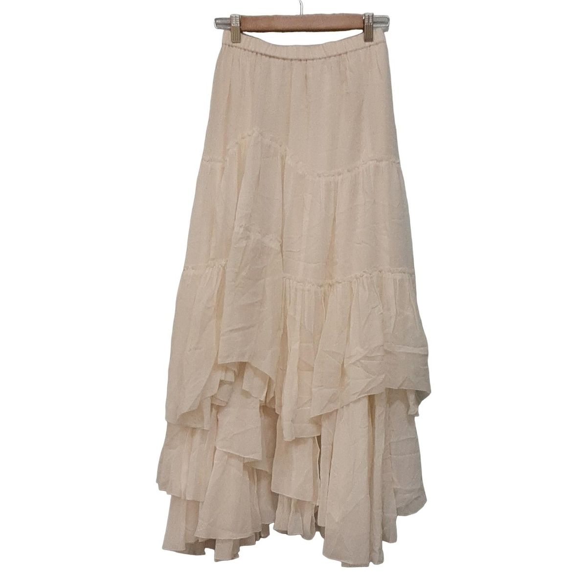 CASA FLINE カーサフライン ロングスカート サイズF レディース - アイボリー
