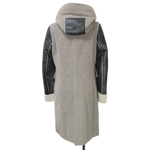 エルマノシェルビーノ ERMANNO SCERVINO junior カシミヤ混 レザー袖  