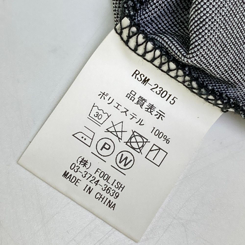 サイズ L ROUGH-SWELL ラフアンドスウェル 2025年モデル 襟付 半袖Tシャツ ロゴ総柄 ブラック系 240101533772 ゴルフウェア メンズ ストスト USTAUSTRALIA_COM_AU