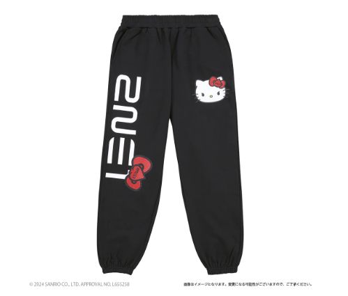 2NE1 ハローキティ スウェットパンツ　Mサイズ 2NE1×HELLO KITTY】スウェットパンツ（BLACK） スウェット M